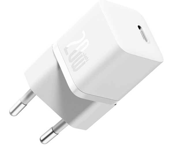 Baseus GaN5 mini USB-C 20W Quick Charge biały - 1150792 - zdjęcie